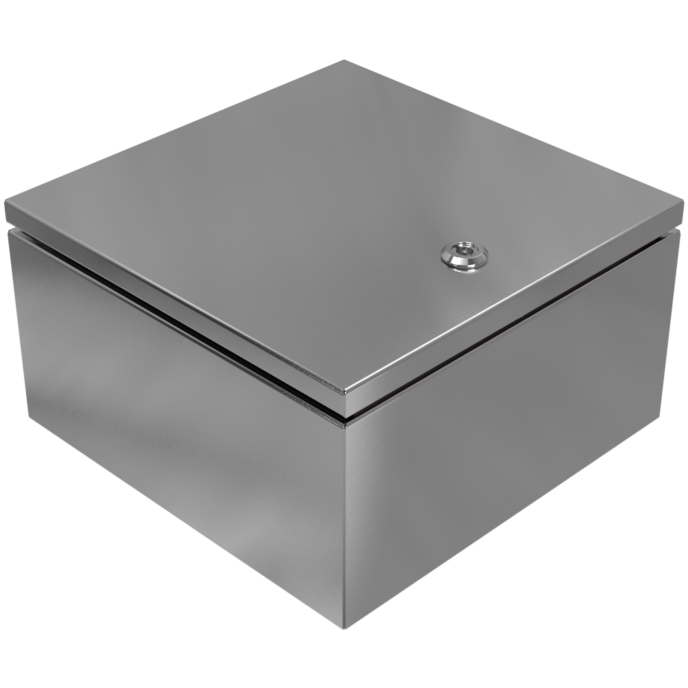 Stainless Steel Enclosures Industrial Stainless Steel Hinged 300 X 300 X 167 Mm Phoenix Mecano 6449